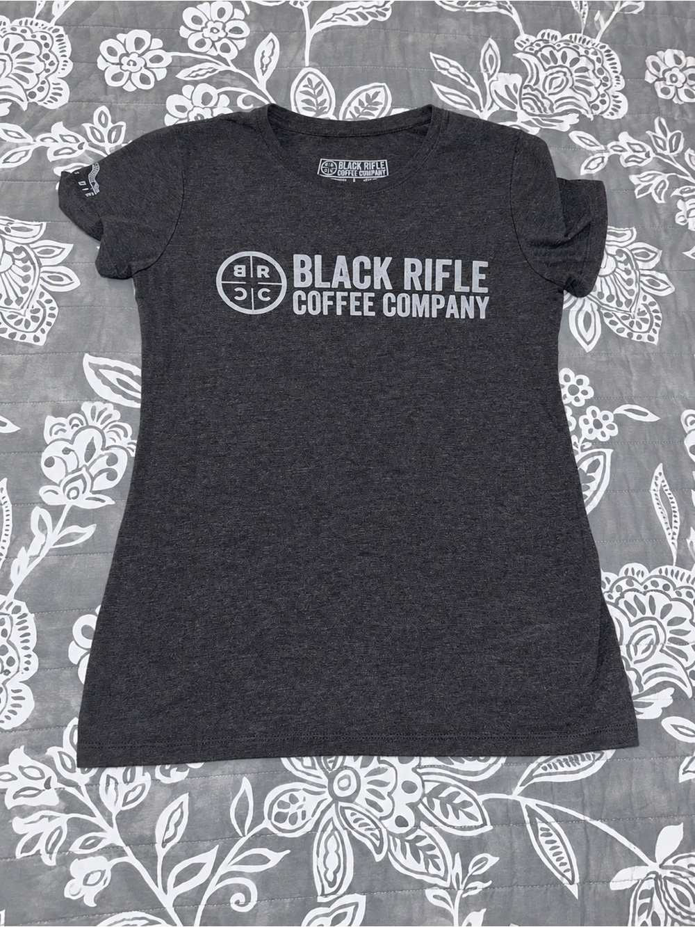 Women's Short Sleeve Logo Tee - Charcoal